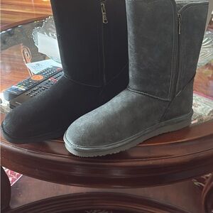 LAMO Gray Textured Sole Footwear